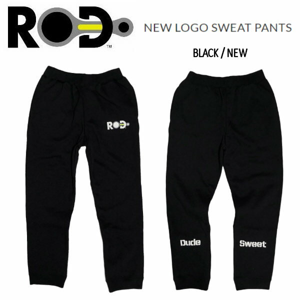 【RODMOTORS】ロッドモータース RODMOTORS NEW LOGO SWEAT PANTS スウェットパンツ アメ車 アウトドア カスタムカー ドラッグレース 所ジョージ 木梨憲武 second model【あす楽対応】