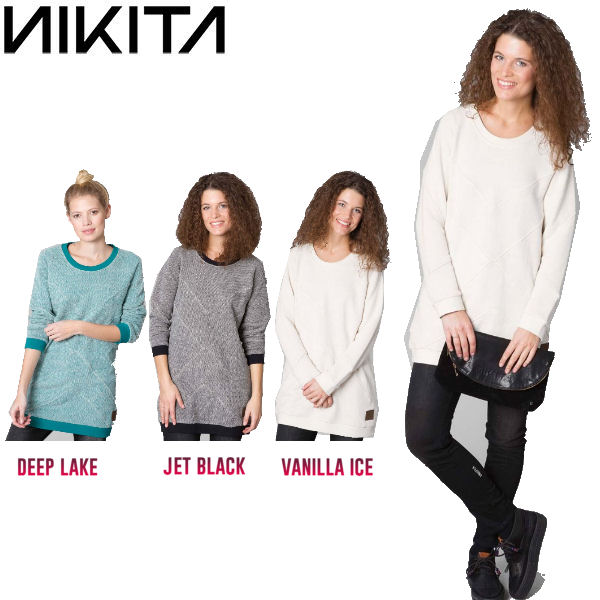 ＞＞NIKITAその他アイテム一覧はコチラ商品仕様 サイズ XS・S・M・L・XL 寸法 A trend-setting long crew in a special cotton-knit fabric with unique blocking detail makes this a seasonal standout. Two-toned cotton knit Long sleeve crew Geometric seam design Oversized fit 素材 コットン100％ 2-toned Knit