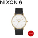 ニクソン 【NIXON】ニクソン THE PORTER 35 LEATHER ポーター35 レザー メンズ レディース ユニセックス ウォッチ 腕時計 GOLD/BLACK JPN 正規品