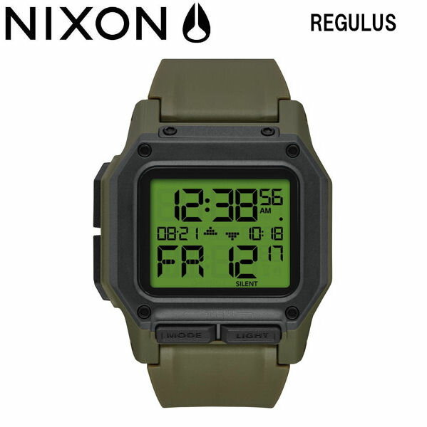 ニクソン 【NIXON】ニクソン THE REGULUS レグルス メンズ レディース ユニセックス デジタル ウォッチ 腕時計 SURPLUS-CARBON