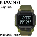 【NIXON】ニクソン THE REGULUS レグルス メンズ レディース ユニセックス デジタル ウォッチ 腕時計 Multicam Tropic【あす楽対応】