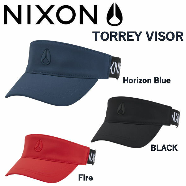 ニクソン Torrey Visor バイザー 帽子 スポーツ 日よけ アウトドア 3カラー