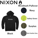 ニクソン 2021秋冬 NIXON Wordmark Pullover パーカー 上着 スポーツウェア プルオーバーパーカー 長袖 フードトレーナー 5カラー S~XLサイズ