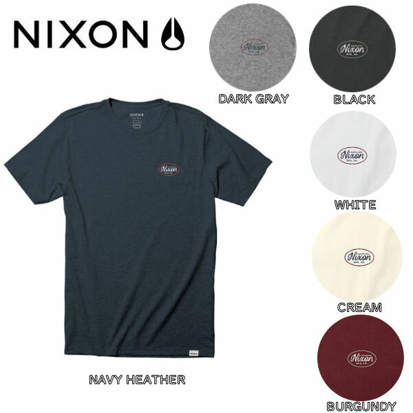 【NIXON】ニクソン Axle T-Shirt メンズ 半袖 Tシャツ ティーシャツ トップス ロゴプリント TEE S M L 6カラー【あす楽対応】