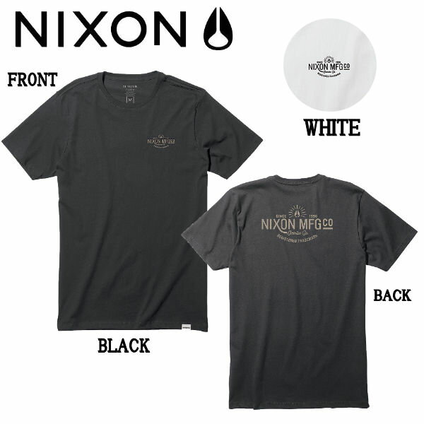 【NIXON】ニクソン 2021春夏 Hayes T-Shirt メンズ 半袖 Tシャツ ティーシャツ トップス ロゴプリント バックプリント TEE S-XL 2カラー【あす楽対応】