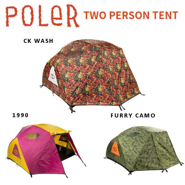 【POLER】ポーラー TWO PERSON TENT テント ベランピング キャンプ サイクロプス ギア アウトドア スケートボード スノーボード 正規品【あす楽対応】 1