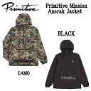 プリミティブ 2022 Primitive Mission Anorak Jacket メンズ ジャケット アノラックジャケット アウター トップス スケボー スケートボード アウトドア M/L/XL 正規品