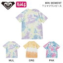 【ROXY】ロキシー 2023春夏 キッズ MINI MOMENT Tシャツ ワンピース トップス 100〜150 3カラー【正規品】【あす楽対応】