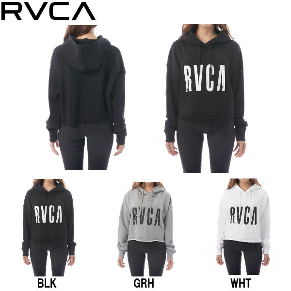 【RVCA】ルーカ 2019春夏 FRESHMAN PULL OVER レディース プルオーバーパーカー 長袖トップス XS・S 3カラー