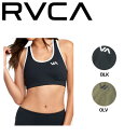 【RVCA】ルーカ 2019春夏 VA TAKEDOWN SPORTS レディース ブラトップ スポーツブラ トップス 水着 SUP ヨガ 水陸両用 RVCA SPORT XS S 2カラー