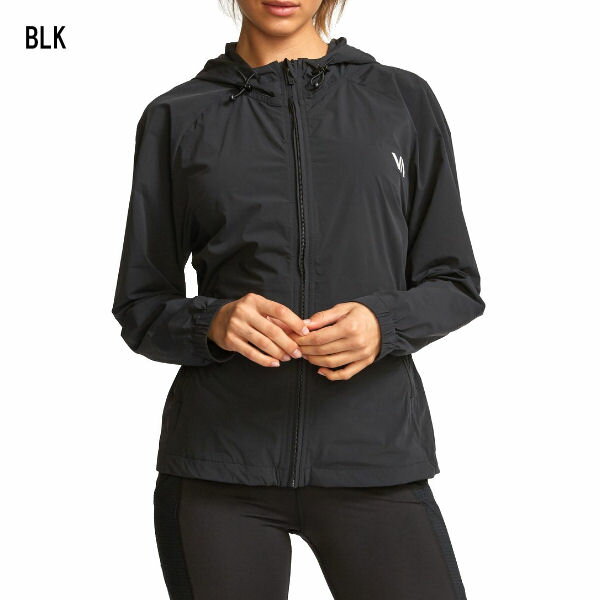 【RVCA】ルーカ 2019秋冬 RVCA SPORT FLUX TECH JACKET ルーカスポーツ レディース ジャケット ジム フィットネス BLK