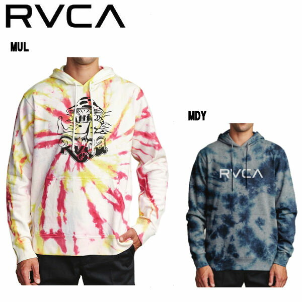 ルーカ 2020春夏 RVCA メンズ SWITCH TIE DYE HOODI パーカー スウェット トップス サーフィン スケートボード S/M/L 2カラー