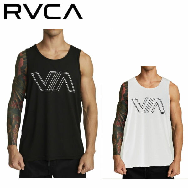 【RVCA】ルーカ 2020春夏 RVCA メンズ VA OFFSET TANK ラッシュガード トレーニング ジム ラッシュタンク サーフィン S / M / L / XL 2カラー【あす楽対応】