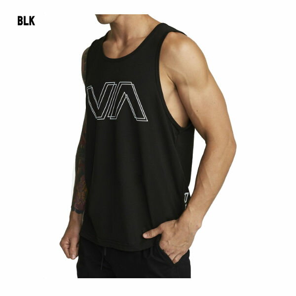 【RVCA】ルーカ 2020春夏 RVCA メンズ VA OFFSET TANK ラッシュガード トレーニング ジム ラッシュタンク サーフィン S / M / L / XL 2カラー【あす楽対応】