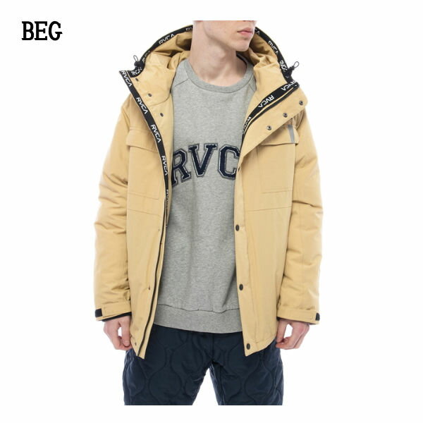 【RVCA】ルーカ 2020秋冬 メンズ MOUNTAIN PUFFER JACK ジャケット ダウンジャケット マウンテンジャケット フード アウター サーフィン スケートボード S/M/L/XL 3カラー【正規品】【あす楽対応】