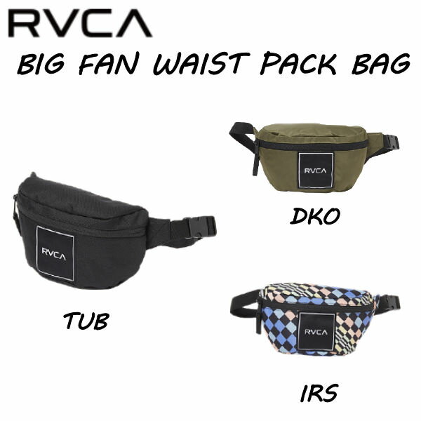【RVCA】ルーカ 2021秋冬 RVCA レディース BIG FAN WAIST PACK バッグ スケートボード サーフィン トレーニング アウトドア ウエストポーチ【あす楽対応】