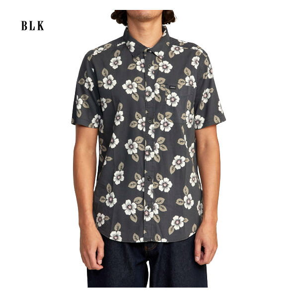 【RVCA】ルーカ BOTANICAL SS メンズ カジュアルシャツ 花柄 半袖 トップス ストリート スケートボード アウトドア キャンプ M/L 2カラー【正規品】 54tide-10123635 surf&snow 54TIDE サンプル画像2