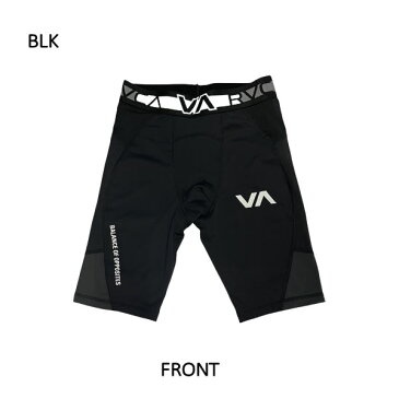 【RVCA】ルーカ 2022春夏 メンズ COMPRESSION SHORT ラッシュガード ラッシュ ショーツ アウトドア スケートボード サーフィン キャンプ S/M/L/XL BLACK【あす楽対応】