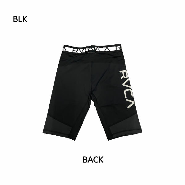 【RVCA】ルーカ 2022春夏 メンズ COMPRESSION SHORT ラッシュガード ラッシュ ショーツ アウトドア スケートボード サーフィン キャンプ S/M/L/XL BLACK【あす楽対応】