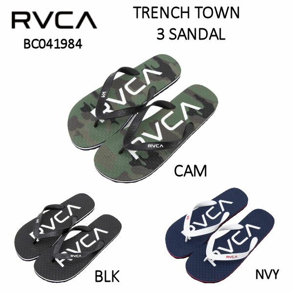 【RVCA】ルーカ 2021春夏 RVCA メンズ VELCRO SLIDER サンダル シャワーサンダル ビーチサンダル アウトドア サーフィン 26/27/28 3カラー【あす楽対応】