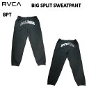 ルーカ 2022秋冬 BIG SPLIT SWEATPANT スウェット パンツ フィットネス ジム スケートボード サーフィン アウトドア ボトムス S/M/L ブラック