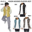 yRVCAz[J 2022 VISOR HOODED PUFFER VEST Y ptxXg Lv XP[g{[h T[tB AEghA 4J[yKizyyΉz