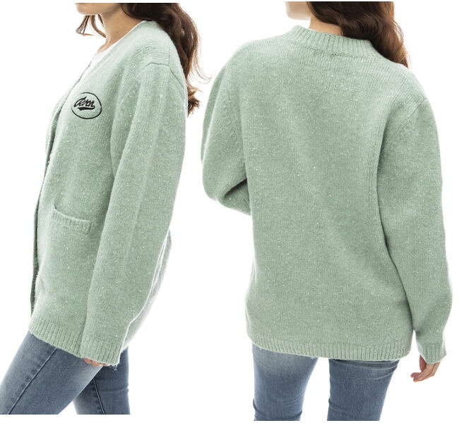 【RVCA】ルーカ WORK SCRIPT CARDIGUN レディース セーター カーディガン トップス ニット ストリート カジュアル アウトドア キャンプ XS/S 2カラー【正規品】 54tide-10132921 surf&snow 54TIDE サンプル画像3