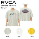 yRVCAz[J 2023t RVCA Y GLOBAL MFG SS TVc  gbvX XP[g{[h T[tB S/M/L/XL 3J[yKizyyΉz