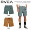 【RVCA】ルーカ 2023春夏 メンズ CIVIC UTILITY 18 ELASTIC SHORTS ウォークパンツ ショートパンツ ボ..