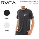 【RVCA】ルーカ 2023春夏【ALWAYS READY】VENT TAPE ST メンズ ラッシュガード 半袖 Tシャツ 水着 サーフィン プール マリンスポーツ 海 S/M/L 2カラー【正規品】【あす楽対応】