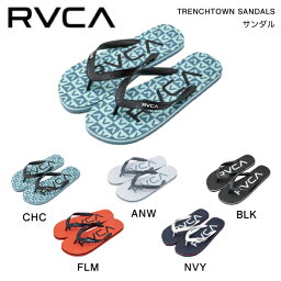 【RVCA】ルーカ 2023春夏 メンズ TRENCHTOWN SANDALS ビーチサンダル ビーサン サーフィン マリンスポーツ 海 プール 8/9/10 26cm〜28cm 5カラー【正規品】【あす楽対応】