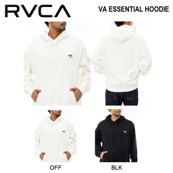 楽天surf＆snow 54TIDE【RVCA】ルーカ 2023秋冬 メンズ VA ESSENTIAL HOODIE プルオーバーパーカー フーディー ロゴ 長袖 トップス スケートボード サーフィン ストリート S/M/L/XL 2カラー【正規品】
