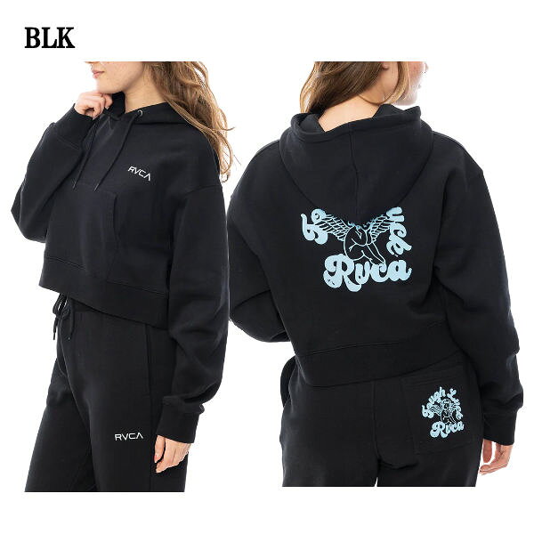 【RVCA】ルーカ 2024秋冬 レディース TOUGH LUCK CROPPED HOODIE パーカー セットアップトップス スポーツ ジム スケートボード アウトドア キャンプ スノボ M 2カラー【正規品】 54tide-10152936 surf&snow 54TIDE サンプル画像2