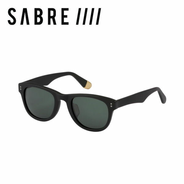 セイバー サングラス レディース 【ステッカープレゼント】【SABRE】セイバー CHEVELLE ユニセックスサングラス メンズ レディース MATTE BLACK/GREEN