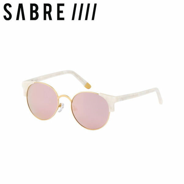 セイバー サングラス レディース 【ステッカープレゼント】【SABRE】セイバー SHEENA ユニセックスサングラス メンズ レディース PEARL/MT GOLD METAL/PINK MIRROR