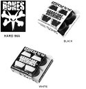 【BONES BEARINGS】ボーンズベアリング　HARDCORE BUSHINGS　ブッシュ　スケートボード　スケボー　sk8／96Aハード（ブラック）／1台分1セット／ホワイト・ブラ