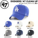 【47Brand】フォーティーセブン Dodgers '47 Clean Up メンズ レディース ユニセックス キャップ 帽子 ドジャース メジャーリーグ 野...