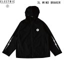 【ELECTRIC】エレクトリック 2025春夏 3L WIND BRAKER メンズ ウインドブレーカー 防水加工 パーカー アウター トップス 釣り フィッシング アウトドア キャンプ M/L/XL【正規品】
