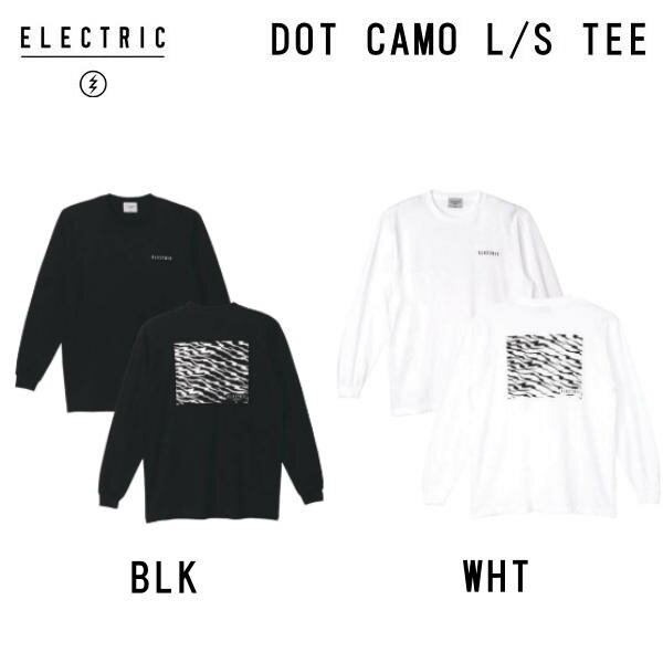 Rakuten - 【ELECTRIC】エレクトリック 2025春夏 DOT CAMO L/S TEE メンズ 長袖 ロンT Tシャツ トップス ストリート スケーター アウトドア キャンプ M/L/XL 2カラー【正規品】