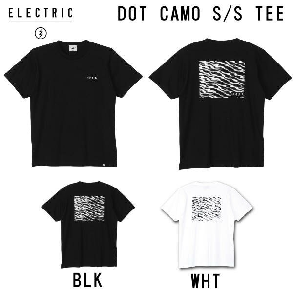 【ELECTRIC】エレクトリック 2025春夏 DOT CAMO S/S TEE メンズ 半袖 Tシャツ トップス ストリート スケーター アウトドア キャンプ M/L/XL 2カラー【正規品】