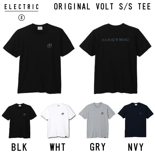 Rakuten - 【ELECTRIC】エレクトリック 2025春夏 ORIGINAL VOLT S/S TEE メンズ 半袖 Tシャツ トップス ストリート スケーター アウトドア キャンプ M/L/XL 4カラー【正規品】