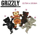 【GRIZZLY】グリズリー XL BEARS STICKER ステッカー ベアー シール スケートボード スケボー SK8 5インチ 4カラー 1