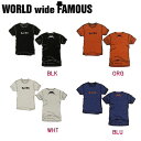 【WORLD WIDE FAMOUS】ワールドワイドフェイマス 2018春夏 KATAKANA T メンズ レディース キッズ 半袖Tシャツ ティーシャツ トップス TEE YS-2XL 4カラー