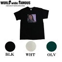 【WORLD WIDE FAMOUS】ワールドワイドフェイマス 2019春夏 RPT 半袖 Tシャツ クルーネック メンズ レディース YL S M L XL 2XL 3カラー ブラック ホワイト オリーブ 【あす楽対応】