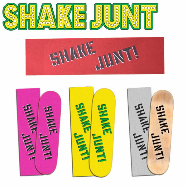 シェイクジャント SHAKE JUNT GRIP TAPE デッキテープ グリップテープ スケートボード 4カラー 9in×33in