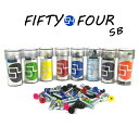 フィフティーフォー エスビー カラービス ナット 7/8インチ BLANK スケートボード SK8 お得な10本入り 黒 赤 青 ピンク 黄色 緑
