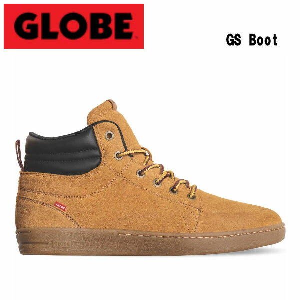 【GLOBE】グローブ GS Boot ブーツ メンズ シューズ ハイカット 靴 スエード サーフィン ハイキング アウトドア 25.5cm〜28.0cm Wheat/Gum【あす楽対応】