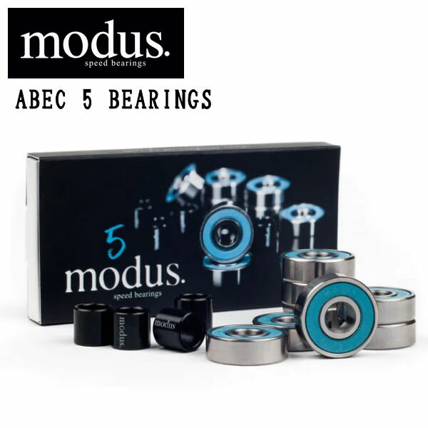 【modus】モーダス ABEC 5 BEARINGS 高品質 ベアリング スケートボード ウィール SKATEBOARD オーストラリアのブランド スケボー パーツ SK8 ABEC5 【あす楽対応】