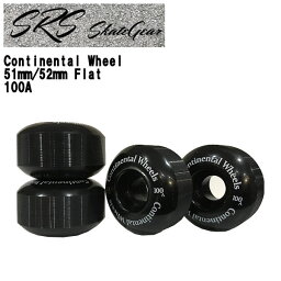 【SRS】エスアールエス Continental Wheel 32 Flat コンチネンタル ウィール スケートボード スケボー パーツ 100A 51mm/52mm【あす楽対応】