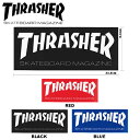 【THRASHER】スラッシャー SKATE MAG SUPER Sticker ステッカー スケートボード スケボー シール 23.5cm×9.3cm 3カラ